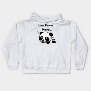 Low Power Mood Lazy Panda T-shirt Kids Hoodie